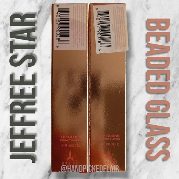 Jeffree Star The Gloss Beaded Glass Duo Bundle of 2 NIB NWT - Picture 2 of 6